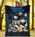 Panthers Team Fleece Blanket Football Fan Gift Idea 5 - PerfectIvy
