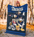 Patriots Team Fleece Blanket Football Fan Gift 4 - PerfectIvy