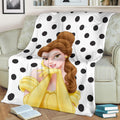 Princess Belle Fleece Blanket For Beauty And The Beast Fan 2 - PerfectIvy