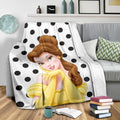Princess Belle Fleece Blanket For Beauty And The Beast Fan 3 - PerfectIvy