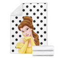 Princess Belle Fleece Blanket For Beauty And The Beast Fan 4 - PerfectIvy