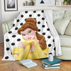 Princess Belle Fleece Blanket For Beauty And The Beast Fan 1 - PerfectIvy
