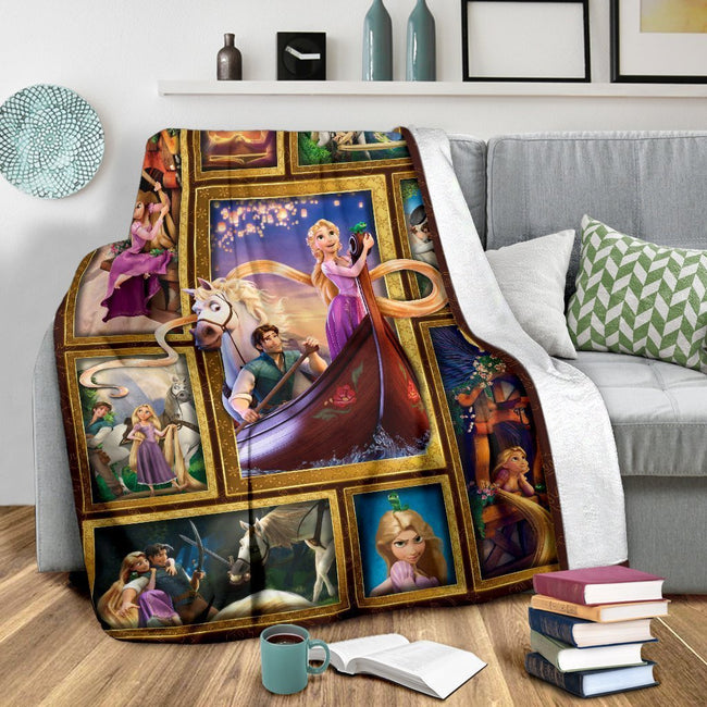 Princess Rapunzel Fleece Blanket Funny Gift 3 - PerfectIvy