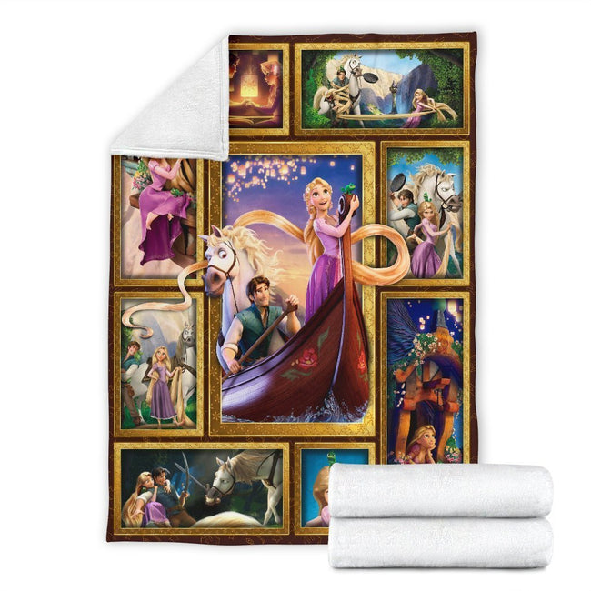 Princess Rapunzel Fleece Blanket Funny Gift 4 - PerfectIvy