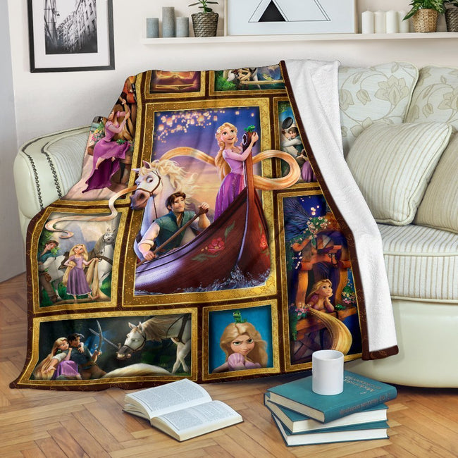 Princess Rapunzel Fleece Blanket Funny Gift 1 - PerfectIvy