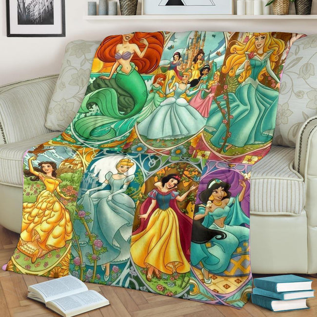 Princesses Fleece Blanket Fan Gift Idea08 2 - PerfectIvy
