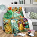 Princesses Fleece Blanket Fan Gift Idea08 3 - PerfectIvy