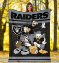 Raiders Team Fleece Blanket Football Fan Gift Idea 5 - PerfectIvy