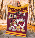 Redskins Team Fleece Blanket Football Fan Gift Idea 4 - PerfectIvy