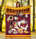 Redskins Team Fleece Blanket Football Fan Gift Idea 5 - PerfectIvy