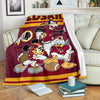 Redskins Team Fleece Blanket Football Fan Gift Idea 1 - PerfectIvy