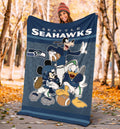 Seahawks Team Fleece Blanket Football Fan Gift 4 - PerfectIvy