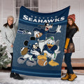 Seahawks Team Fleece Blanket Football Fan Gift 6 - PerfectIvy