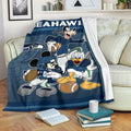 Seahawks Team Fleece Blanket Football Fan Gift 1 - PerfectIvy