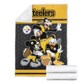 Steelers Team Fleece Blanket Football Fan Gift Idea 7 - PerfectIvy
