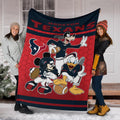Texans Team Fleece Blanket Football Fan Gift 6 - PerfectIvy
