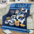 Titans Team Fleece Blanket Football Fan Gift Idea 2 - PerfectIvy