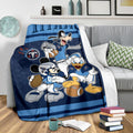 Titans Team Fleece Blanket Football Fan Gift Idea 3 - PerfectIvy