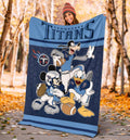 Titans Team Fleece Blanket Football Fan Gift Idea 4 - PerfectIvy