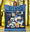 Titans Team Fleece Blanket Football Fan Gift Idea 5 - PerfectIvy