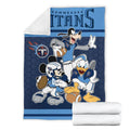 Titans Team Fleece Blanket Football Fan Gift Idea 7 - PerfectIvy
