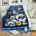 Titans Team Fleece Blanket Football Fan Gift Idea 1 - PerfectIvy