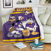 Vikings Team Fleece Blanket Football Fan Gift Idea 1 - PerfectIvy