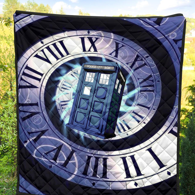 Doctor Who Tardis Quilt Blanket Funny Gift Idea For Fan 4 - PerfectIvy
