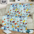 Dogs Characters Fleece Blanket For Fan Gift 2 - PerfectIvy
