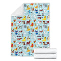 Dogs Characters Fleece Blanket For Fan Gift 4 - PerfectIvy