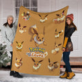 Eevee Fleece Blanket For Fan Gift 6 - PerfectIvy