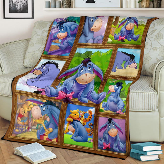 Eeyore Fleece Blanket Winnie The Pooh Friends Fan Gift 3 - PerfectIvy
