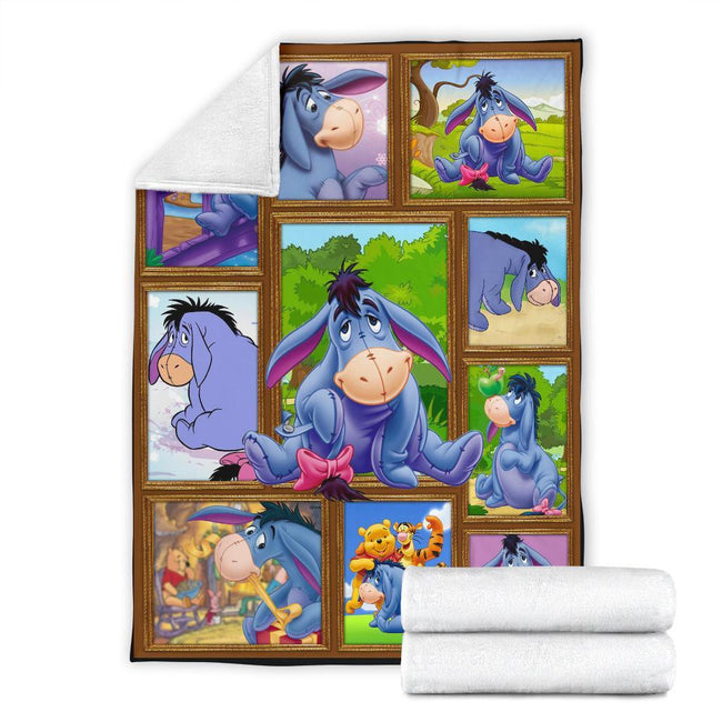 Eeyore Fleece Blanket Winnie The Pooh Friends Fan Gift 7 - PerfectIvy