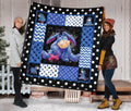 Eeyore Quilt Blanket Cute Gift Idea For Cartoon Fan 2 - PerfectIvy