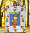 Elmer Fudd Fleece Blanket For Looney Tunes Fan 1 - PerfectIvy