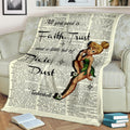 Faith & Trust Tinker Bell Fleece Blanket For Bedding Decor 2 - PerfectIvy
