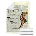 Faith & Trust Tinker Bell Fleece Blanket For Bedding Decor 4 - PerfectIvy