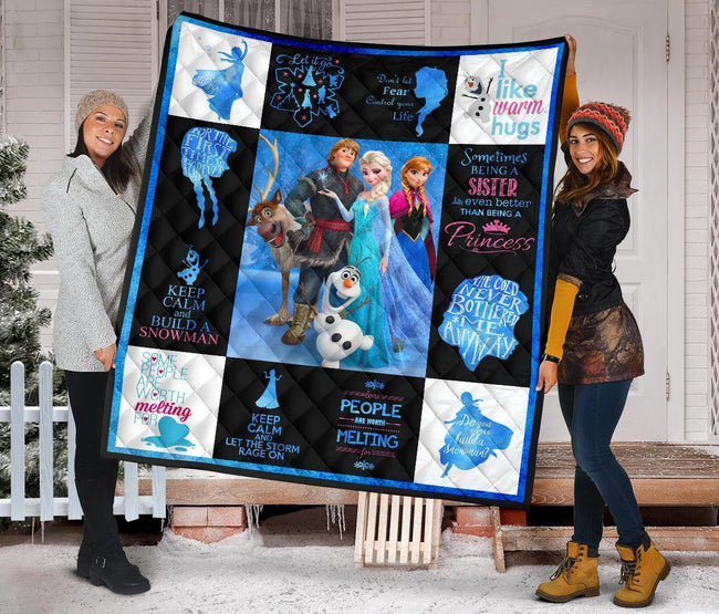 Fan Frozen Quilt Blanket Amazing Gift Idea 2 - PerfectIvy