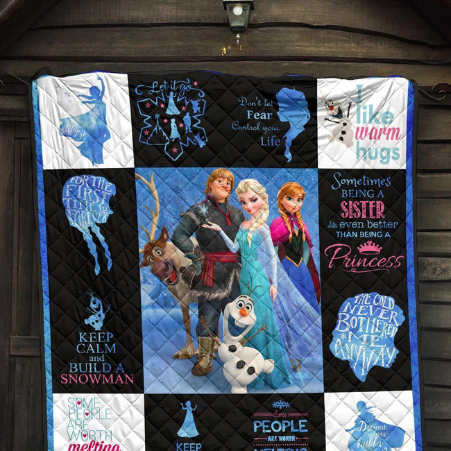 Fan Frozen Quilt Blanket Amazing Gift Idea 5 - PerfectIvy