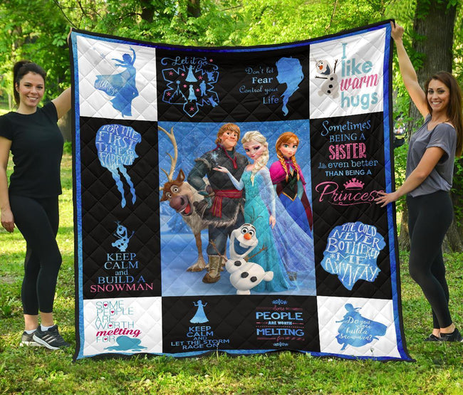 Fan Frozen Quilt Blanket Amazing Gift Idea 1 - PerfectIvy