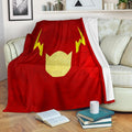 Flash Symbol Fleece Blanket Funny Superheroes Fan Gift 1 - PerfectIvy