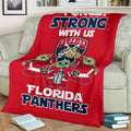 Florida Panthers Baby Yoda Fleece Blanket The Force Strong 3 - PerfectIvy