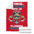 Florida Panthers Baby Yoda Fleece Blanket The Force Strong 7 - PerfectIvy