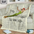 Fly With Me Peter Pan Fleece Blanket For Bedding Decor 2 - PerfectIvy