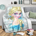 Frozen Song Lyric Elsa Fleece Blanket For Bedding Decor 3 - PerfectIvy