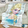 Frozen Song Lyric Elsa Fleece Blanket For Bedding Decor 1 - PerfectIvy