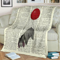 Funny Ballon Eeyore Fleece Blanket Winnie The Pooh Bedding Decor 2 - PerfectIvy
