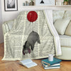 Funny Ballon Eeyore Fleece Blanket Winnie The Pooh Bedding Decor 1 - PerfectIvy