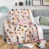 Funny Cats Fleece Blanket Gift Idea 1 - PerfectIvy