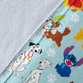 Funny Characters Dogs Fleece Blanket Gift Idea 5 - PerfectIvy